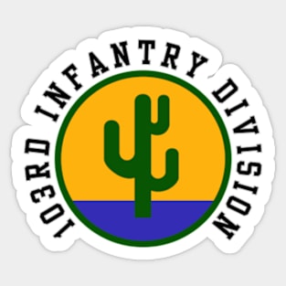 103rd Infantry Division Sticker